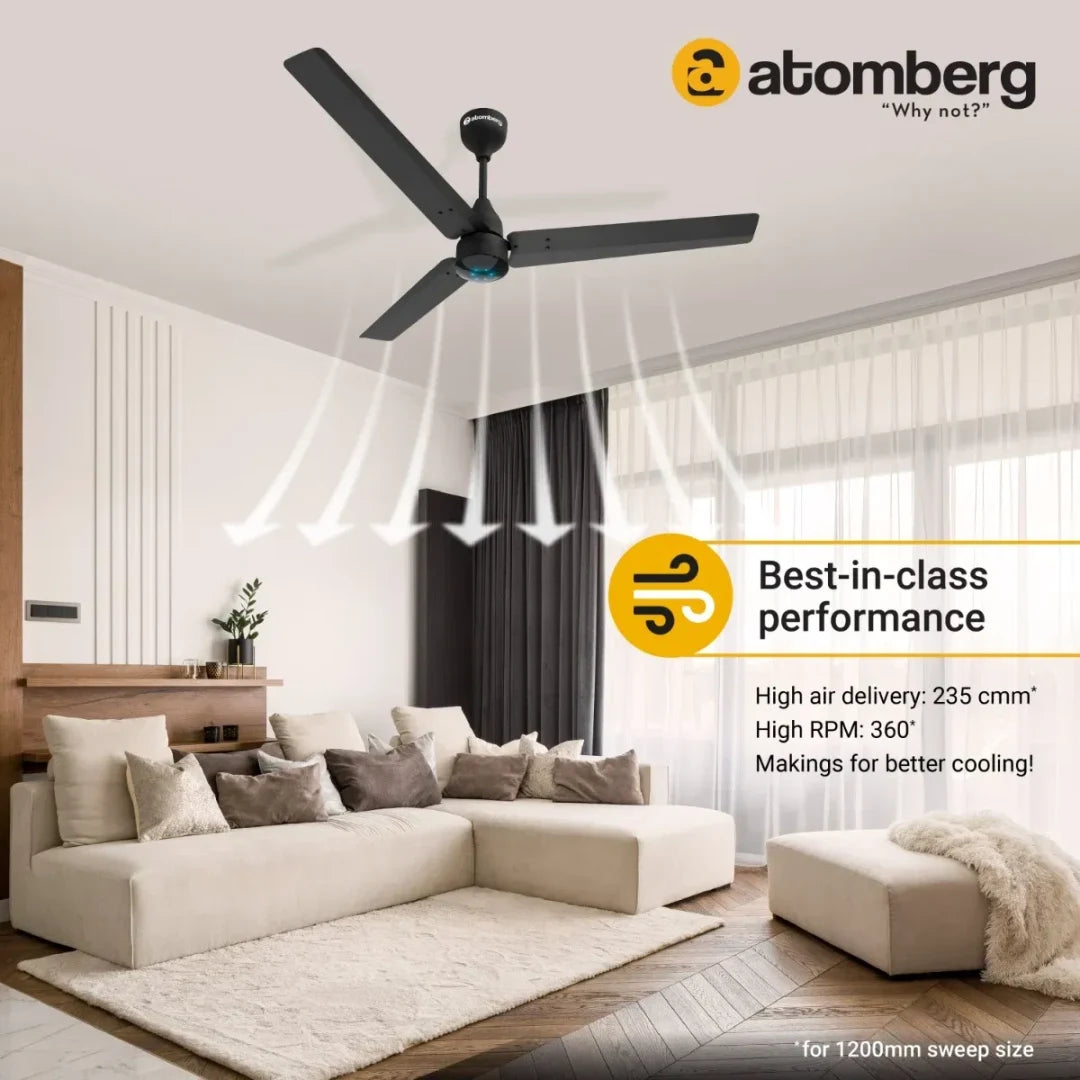 Atomberg Renesa 1200 mm BLDC Ceiling Fan With Remote Control
