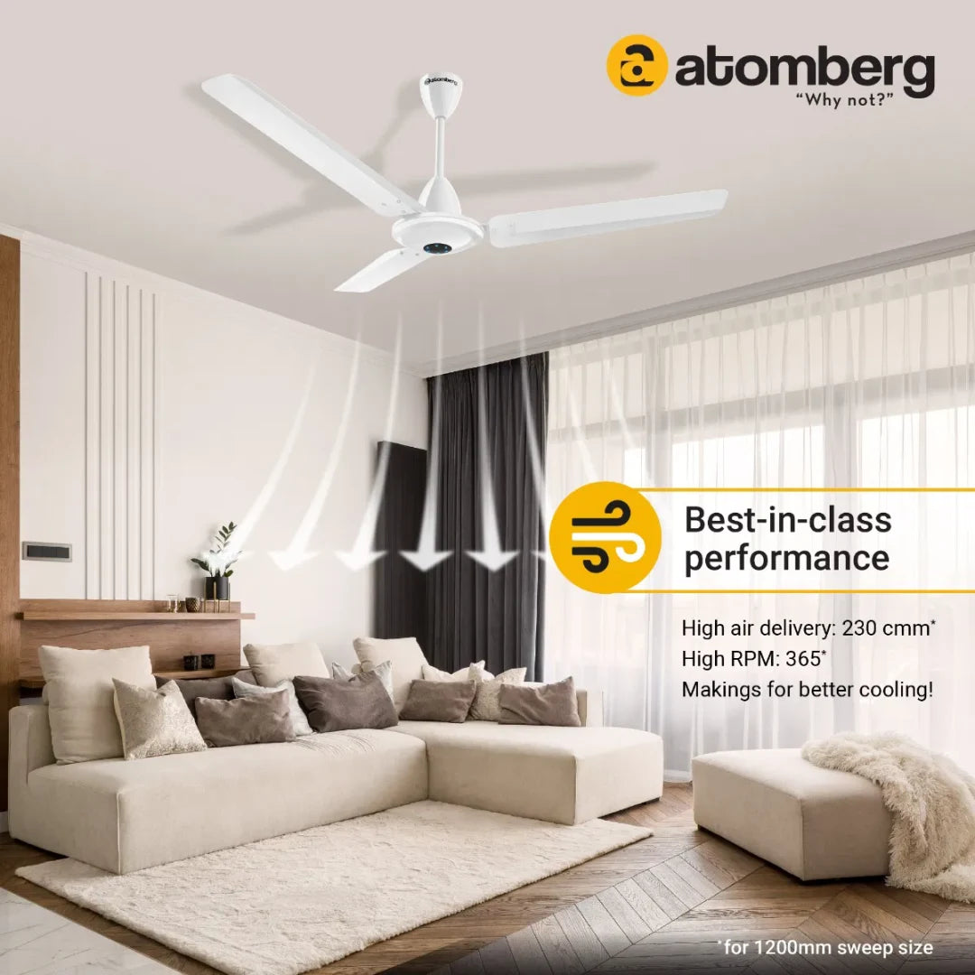 Edit Store Layouts Atomberg Ikano 1200 mm BLDC Ceiling Fan with Remote Control