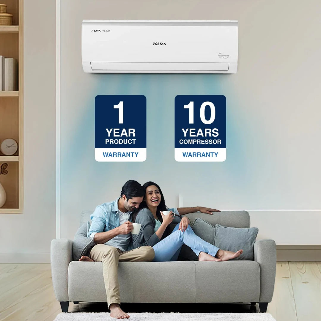 Voltas 1.5 Ton 5 Star Inverter Split AC (Copper, 4-in-1 Adjustable Mode Vectra Elite