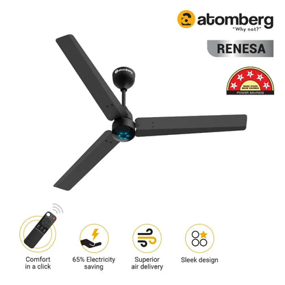 Atomberg Renesa 1200 mm BLDC Ceiling Fan With Remote Control