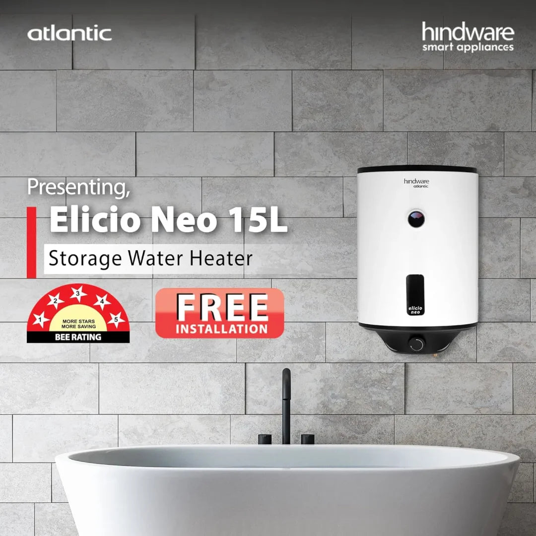 Hindware Atlantic Elicio Neo 25 Liter Geyser